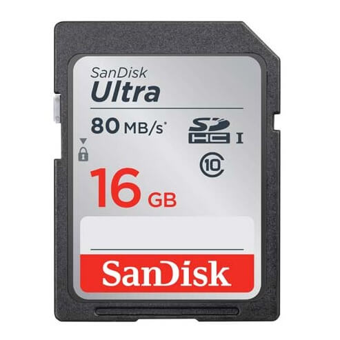 Jual Sandisk Ultra SDHC SD Card 80MB/s 16GB Batamkamera