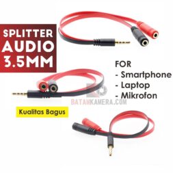 Kabel Splitter Audio 3.5mm For Smartphone Terbaru Termurah