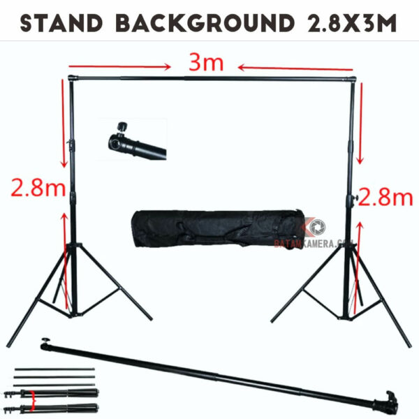 Jual Stand Background Studio Murah di Batam Batamkameracom