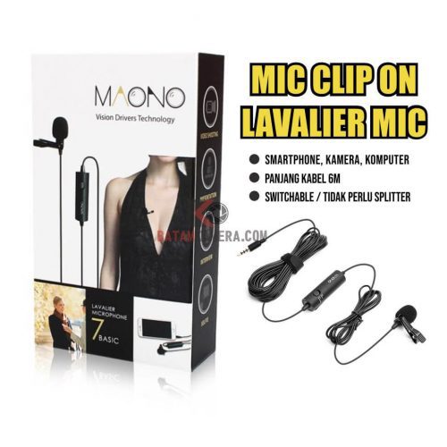 Jual Mic Clip On Lavalier Batamkamera