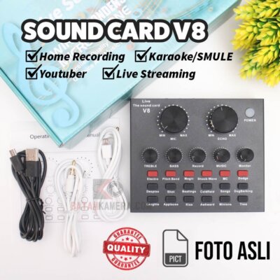 Jual Sound Card V8 Batam Home Recording