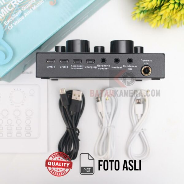 Jual Sound Card V Mixer Audio Live Untuk Rekaman Live Streaming Batamkamera Com