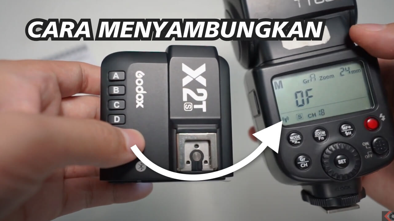 Tutorial Cara Menyambungkan Trigger Godox X2T ke Flash TT600