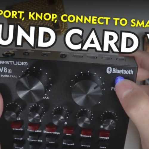 Tutorial Pemula Sound Card V8S Batam Kamera