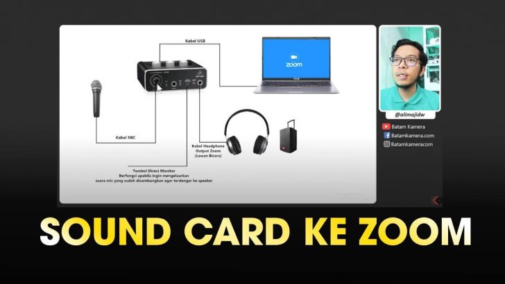 Cara Menyambungkan Sound Card Behringer UM2 ke Laptop Untuk Streaming Zoom Meeting