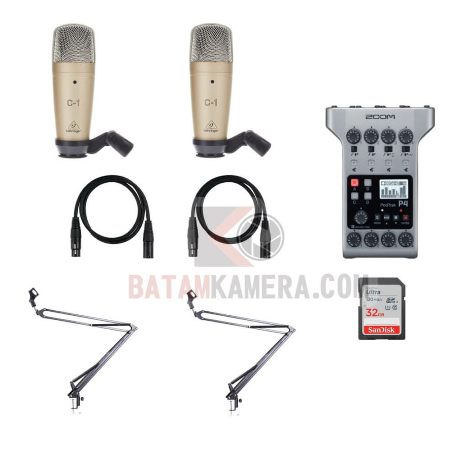 Jual Paket Podcast Behringer Zoom Podtrak - Batam Kamera