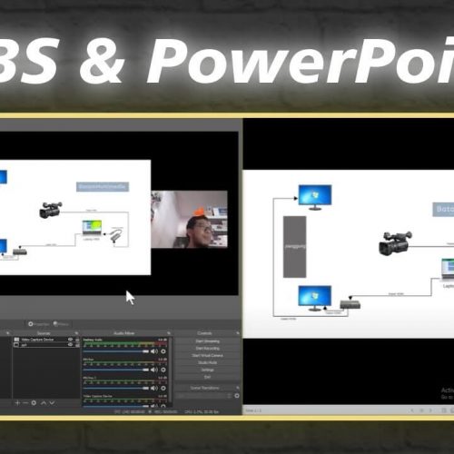 Cara Menampilkan Powerpoint Slide Show di OBS Studio