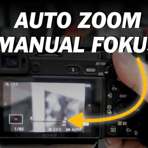 Kamera Mirrorless Sony Ngezoom Saat Manual Fokus