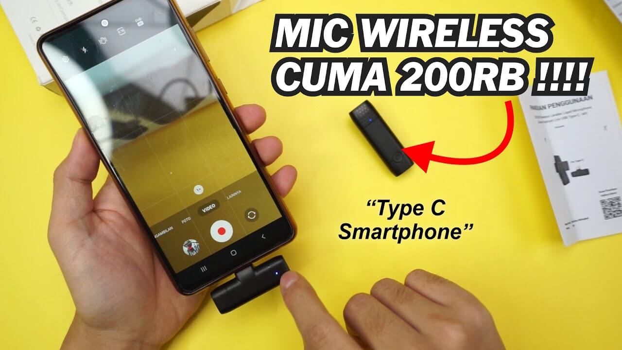 Review Mic Wireless Bluetooth Android M9 - Batam Kamera Youtuber Kamera Nomor 1 Indonesia