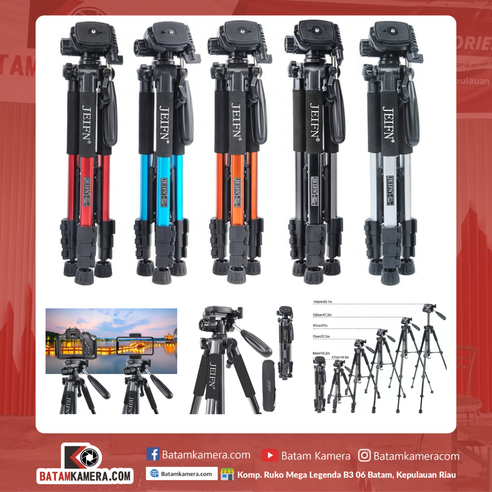 Tempat Jual Tripod Kamera Smartphone Terlengkap di Batam, Kepulauan
