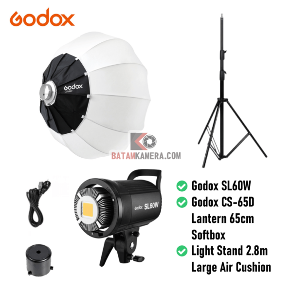 Jual Pake Lampu Godox SL60 Lantern Batam