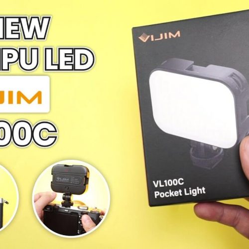 Review Vijim VL100 - Lampu Video Murah - Batam Kamera