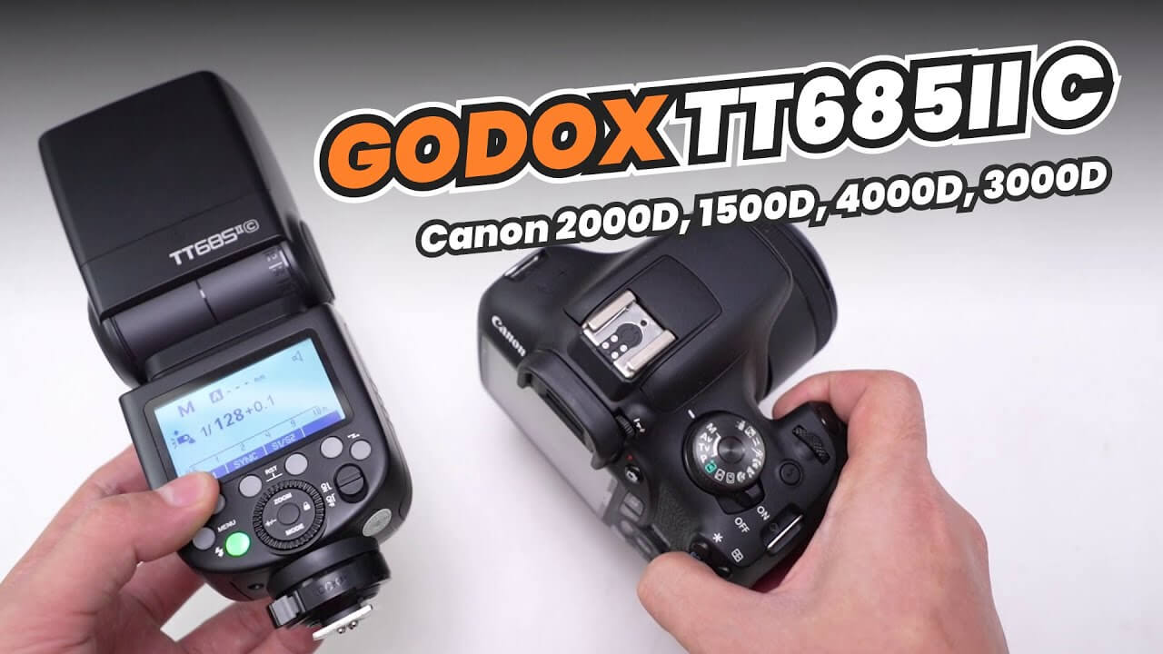 GODOX TT685II-CキヤノンEOSカメラ用オンカメラTTLフラッシュ、1