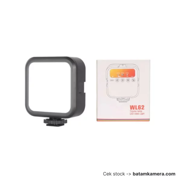 LED Video Light WL62 Recharge Battery - Tricolor Lamp LED Video