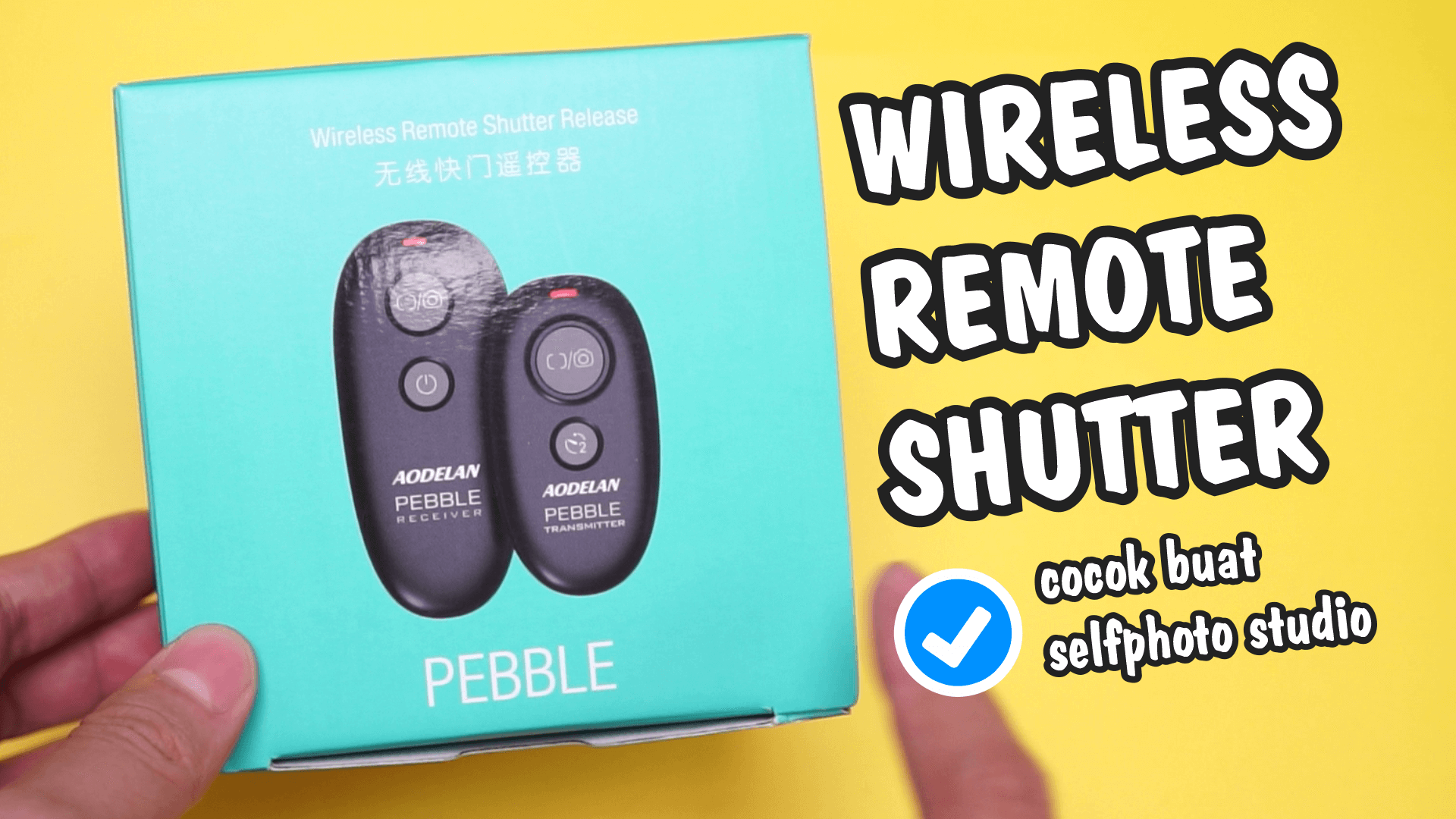 Cara Menggunakan Remote Shutter AODELAN PEBBLE