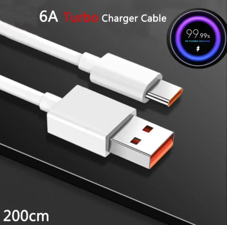 Kabel Charger USB Type C Fast Charging 2M - TC2 - White