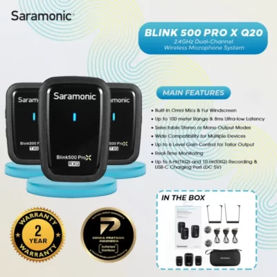 Jual Mic Saramonic Blink 500 Pro X Q20 Batam