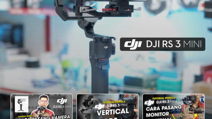 Tutorial DJI RS 3 Mini Gimbal Stabilizer Kamera Indonesia