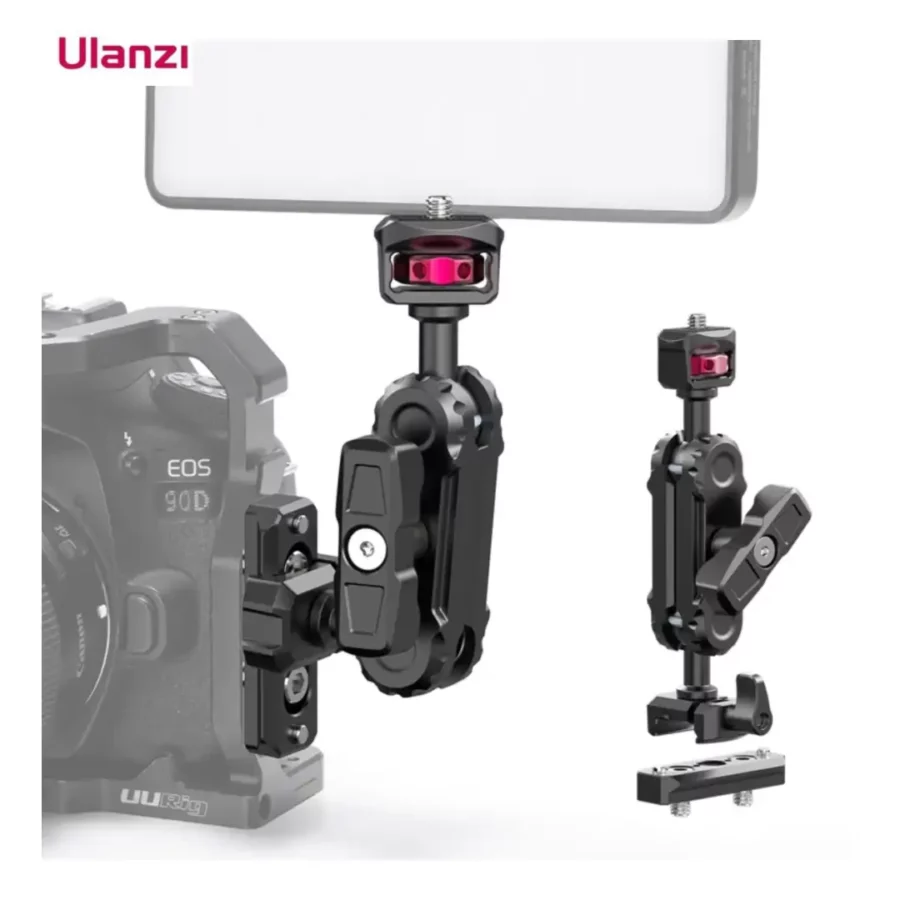 Ulanzi R103 Metal Clamp With Ballhead & Magic Arm Nato Clamp