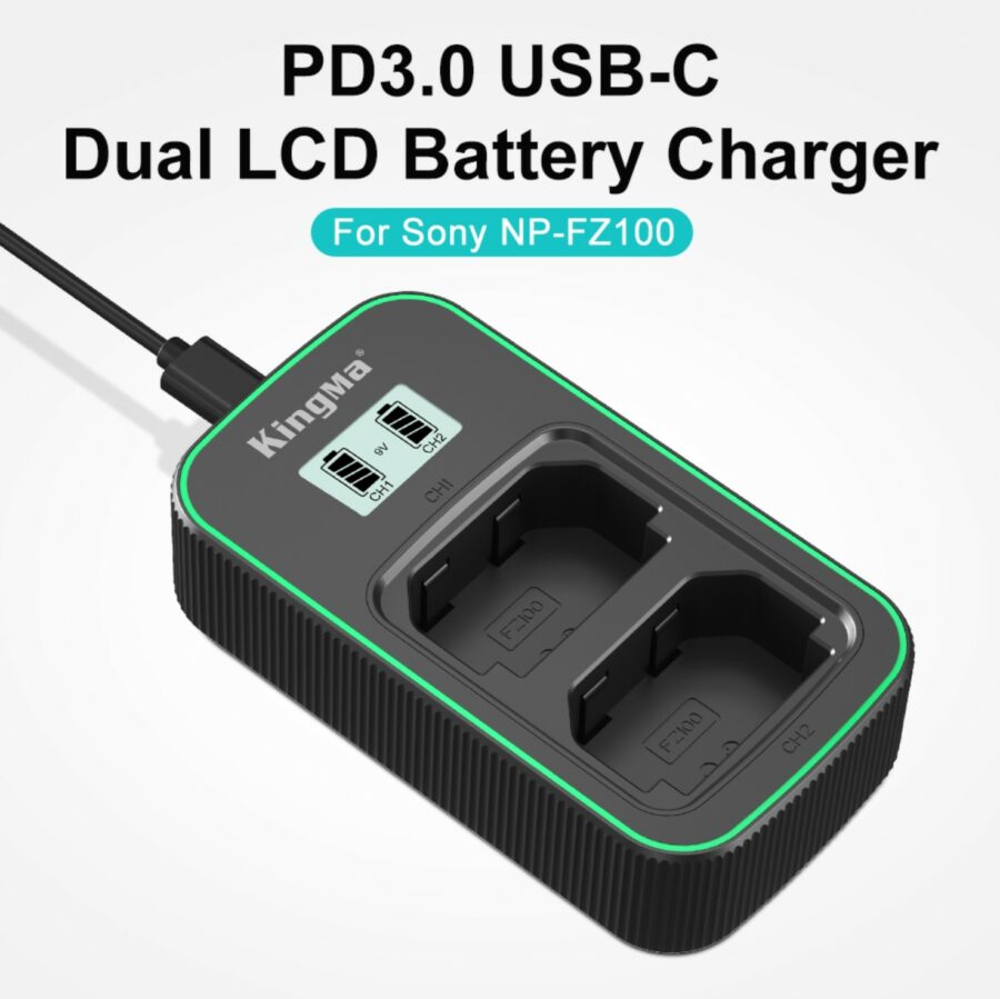 Charger Dual Fast Charger FZ100 - Batam Kamera