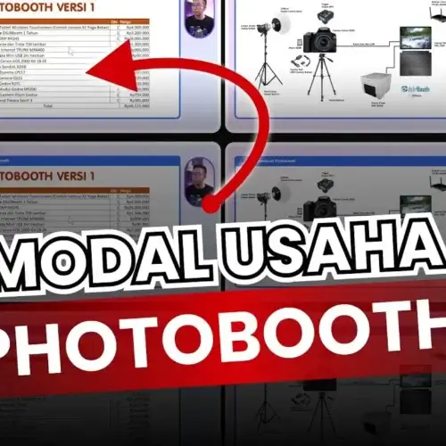 Cara Membuat Usaha Photo Booth - Modal Biaya dan Alat - Ali Majid Wardana