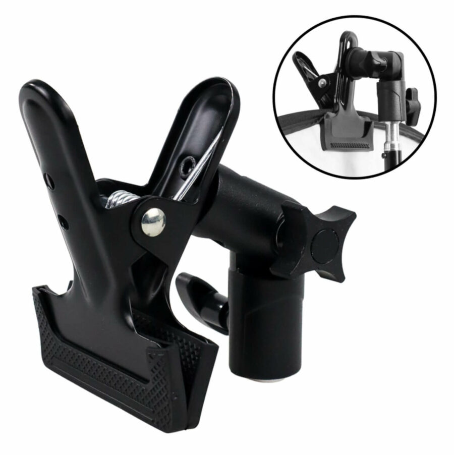 MEKING Background Reflector Disc Holder Bracket Clamp Klip Backdrop - QM3400