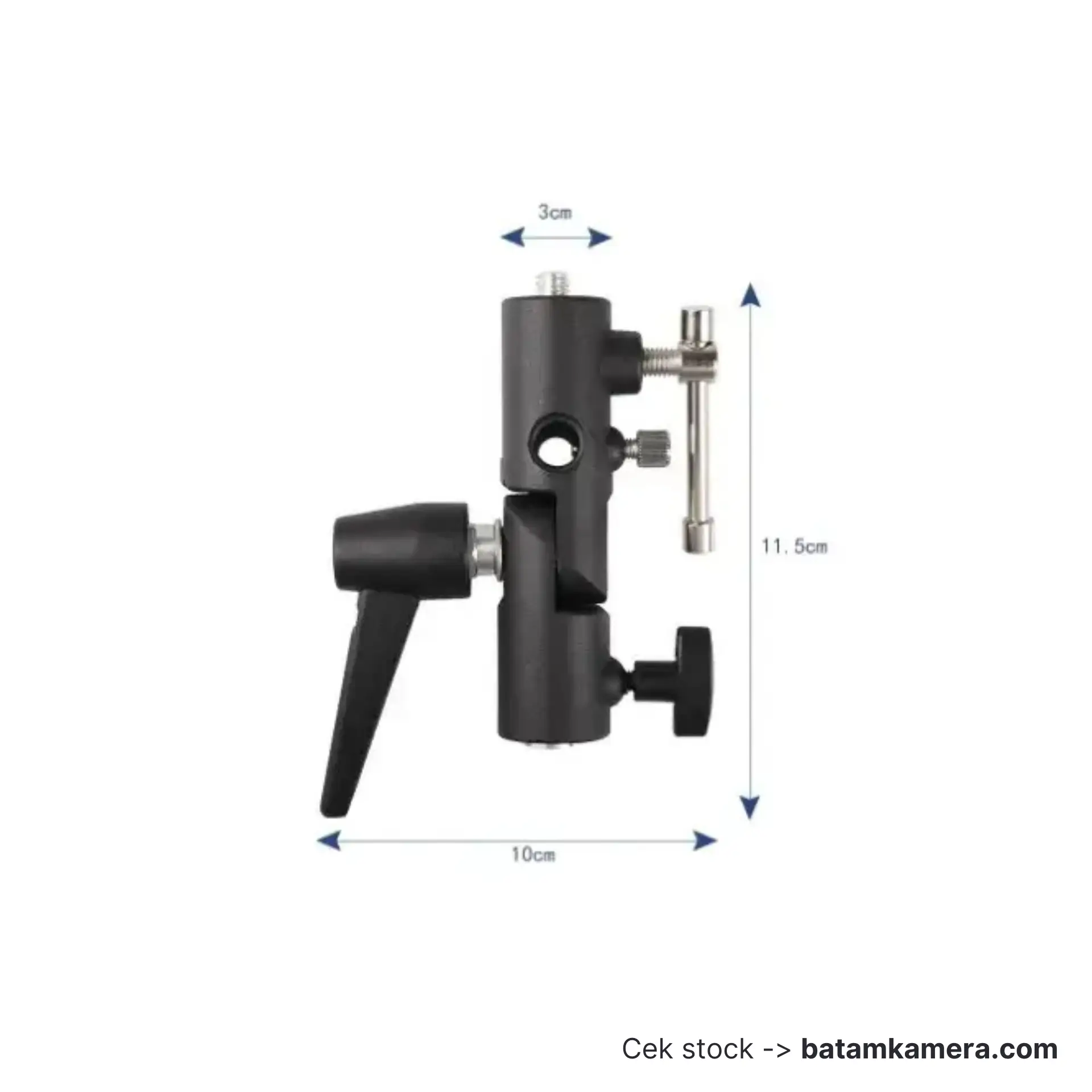 Metal Type H Swivel Flash Mount/Umbrella Holder/Light Stand Bracket