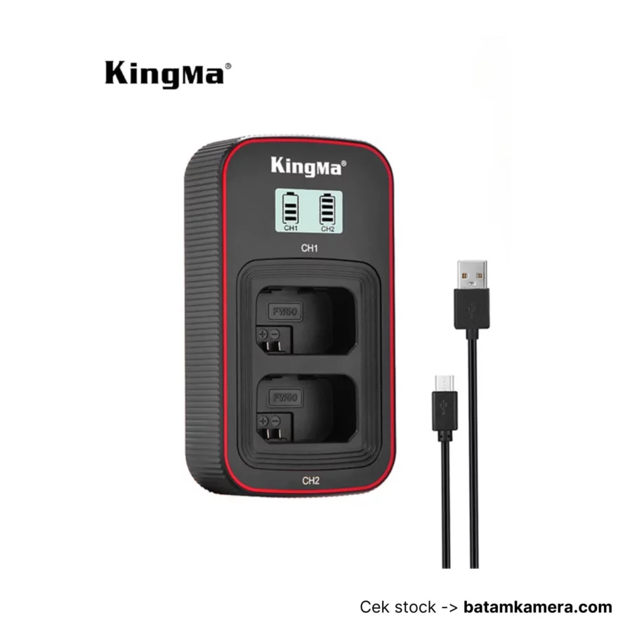 Kingma Dual Charger LCD For FW50