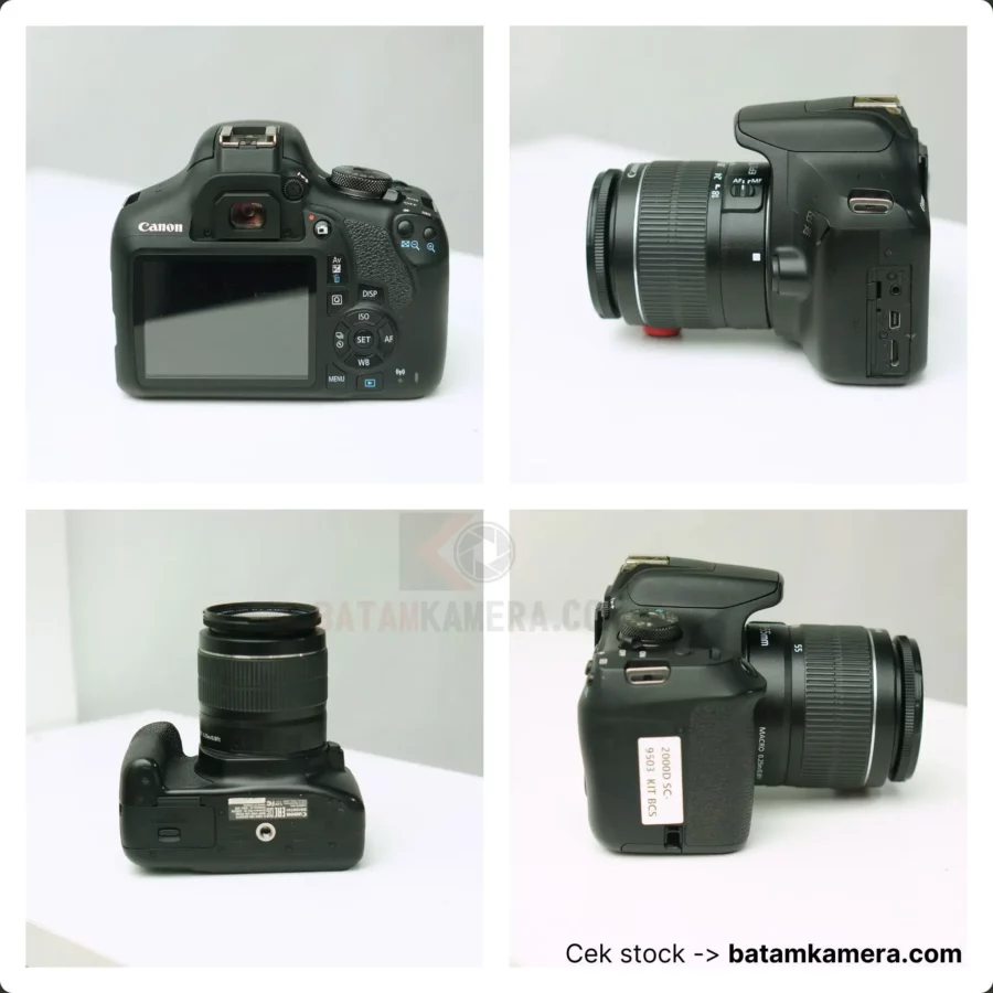 Canon EOS 2000D Kit 18-55 III - 9503 - Gambar 2