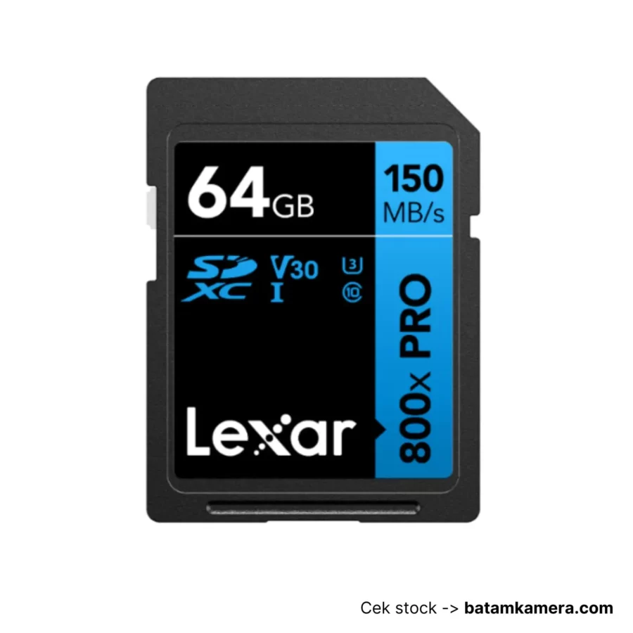 Lexar SDXC High Performance 800x PRO UHS-I U3 V30 150MB/s 64GB