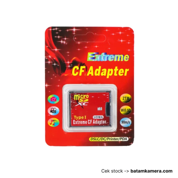 Extreme Micro SD Card to Compact Flash CF Adapter Converter - TSR58