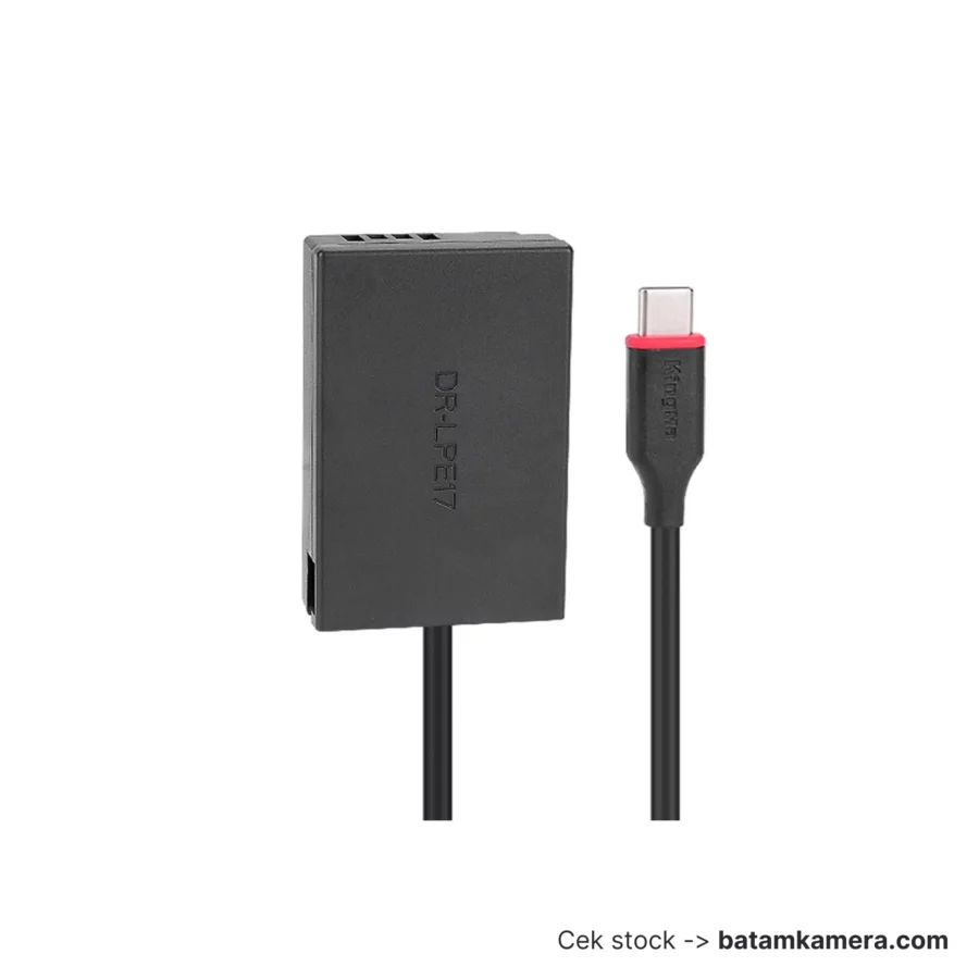 KingMa USB Type C Dummy Battery Adapter LP-E17 u/ Canon 760D 800D
