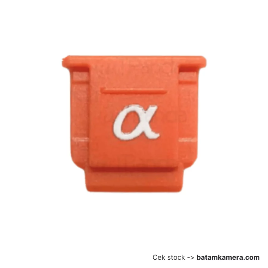 Hotshoe Penutup Cover Flash Kamera Oranye Alpha