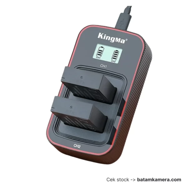 Jual Battery Cas Kingma LPE12 LCD Batam Kamera