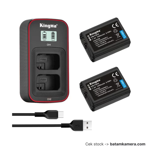 Battery Charger LCD Kit FW-50 Kingma