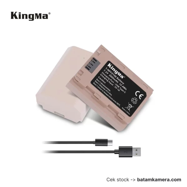 KINGMA Battery for Sony NP-FZ100 with Type-C Charging Port