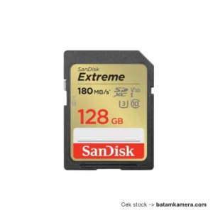 SanDisk Extreme SDXC UHS-I Card V30 U3 180MB/s 128GB