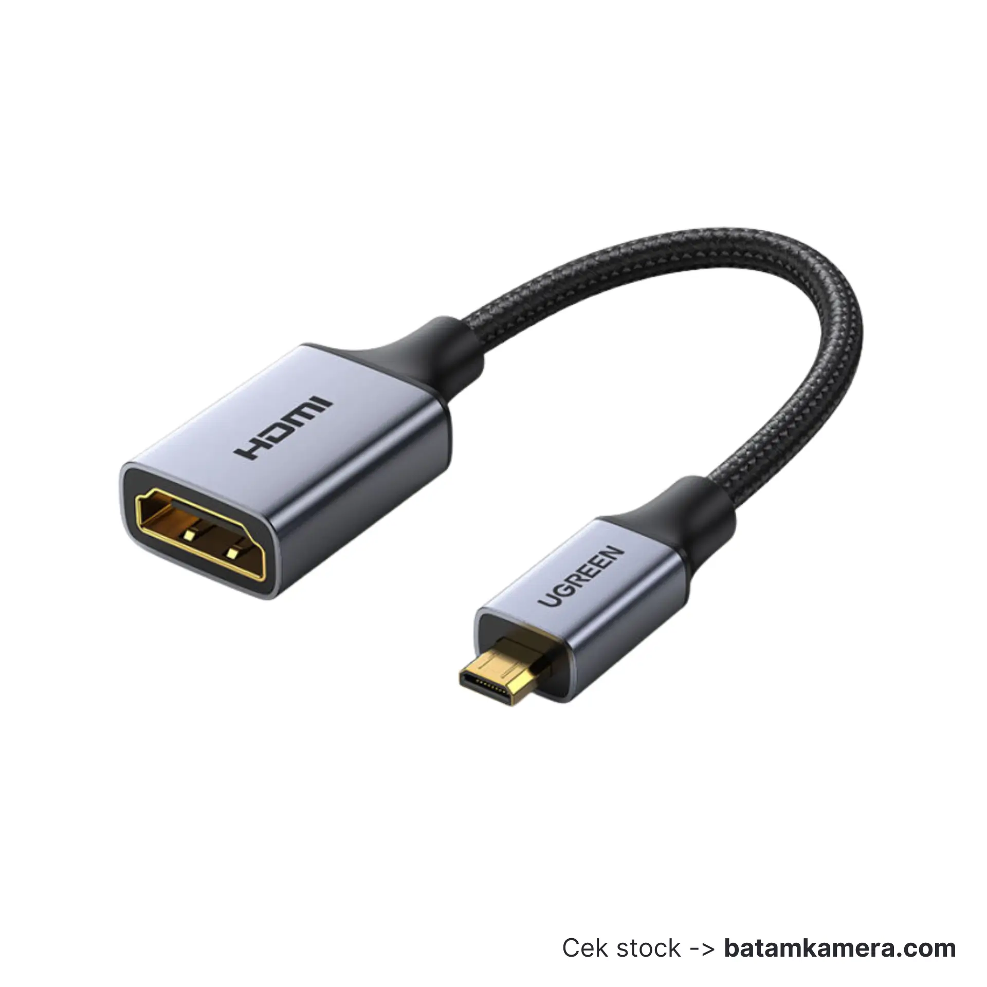 UGREEN Micro HDMI Male to HDMI Female Adapter Cable 22cm
