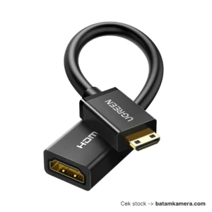 UGREEN Mini HDMI Male to HDMI Female Adapter Cable 22cm