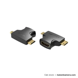 VENTION 2-in-1 Mini HDMI and Micro HDMI Male to HDMI Female Adapter