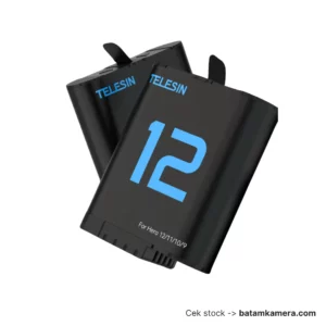 TELESIN Baterai Kamera GoPro Hero 9/10/11/12 Rechargeable 1750mAh - S0-ECB-02-TGP
