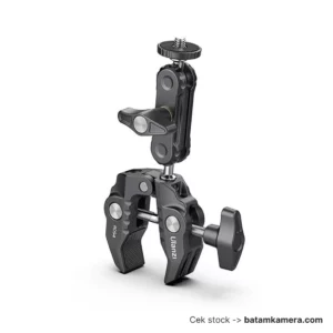 ULANZI UURIG R094 Metal Clamp w Ballhead & Magic Arm u/ Camera LED Mic