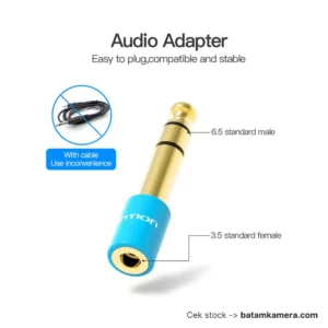 Vention Converter 6.5mm male to 3.5mm Female Audio Adapter