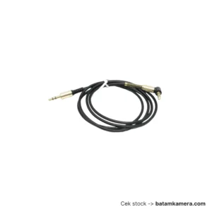 Kabel AUX Audio 3.5mm Male to 3.5mm Male HiFi L Shape