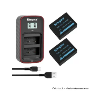 Kingma NP-W126 2 Battery + Dual Charger with LCD For Fujifilm