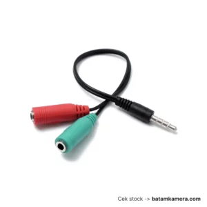 Spliter Audio Cable 3.5mm male to 3.5mm hifi