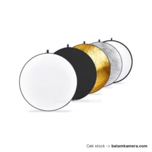 TaffSTUDIO Reflektor Cahaya Fotografi Studio 5in1 Diffuser 110cm – CL-RT110 – Black