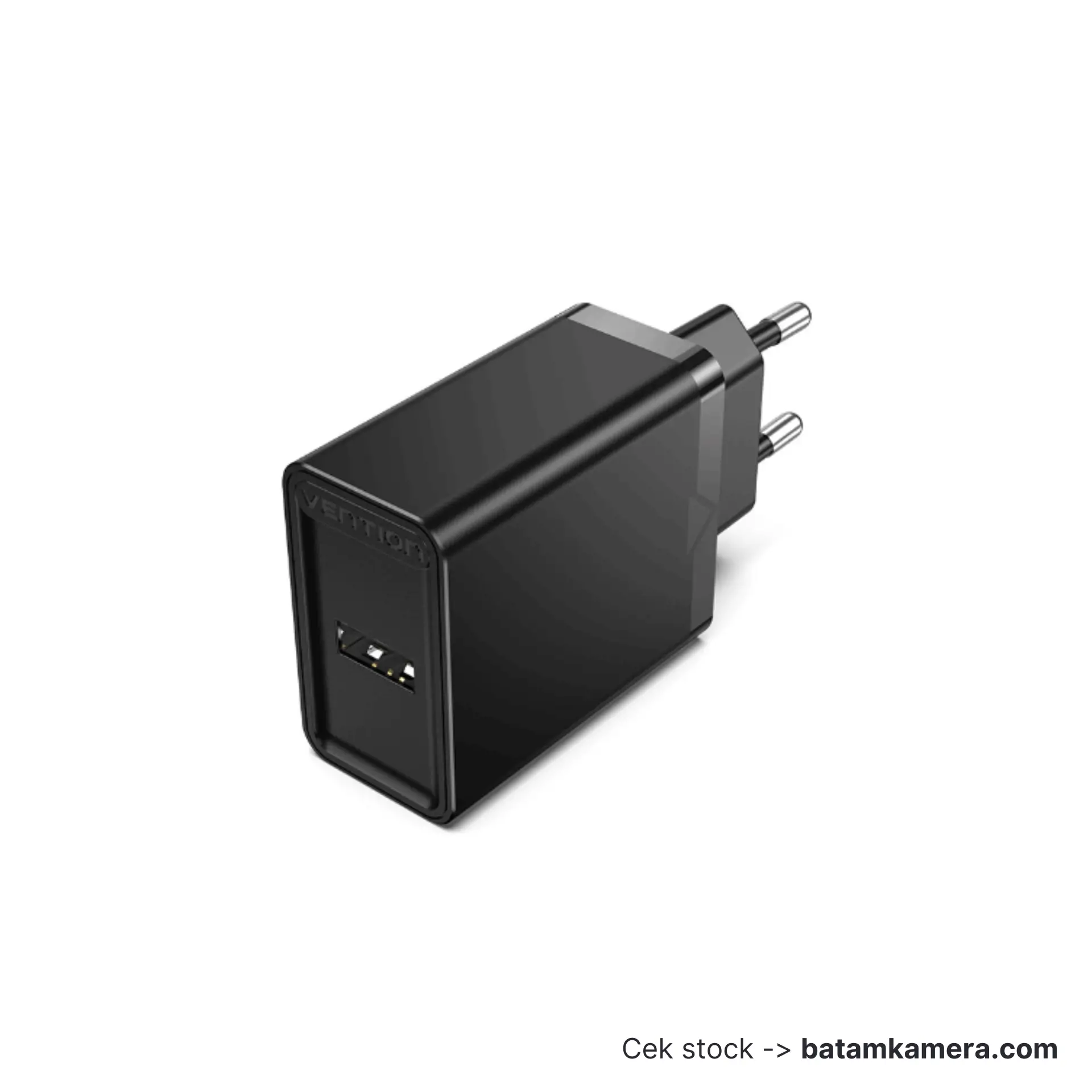 Vention Wall Charger Single Port USB A 12W ABS