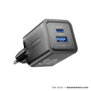 Vention Charger Adaptor GaN 30W PD USB C+A Fast Charger